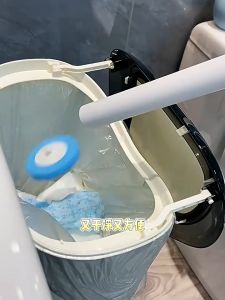 Disposable Toilet Brush Wall-Mounted Toilet Cleaning Tools with Holder for Bathroom Cleaning