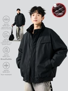SZON | Urban Street Vibe Worker-style Insulated Jacket Anti-cold