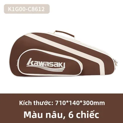 KAWASAKI | Túi Đựng Cầu Lông Chống Nước Dung Lượng Lớn 6 Cây Vợt