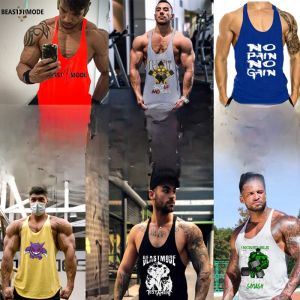 Loose Fit round Neck Running Tank Top for Young Men Fitness Training Sweatshirt Summer Sportswear Large Size Casual Wear