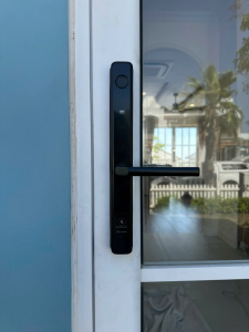 Khóa điện tử cửa nhôm và cửa sắt Kassler KL-599IB app TTLock chống nước thông minh công nghệ Đức