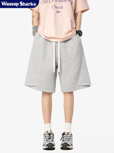 Quần Short Nam Nữ Mùa Hè Thường Ngày Mỏng Năm Mảnh Dáng Rộng Cạp Vừa Cotton Polyester Quần Thể Thao Thường Ngày