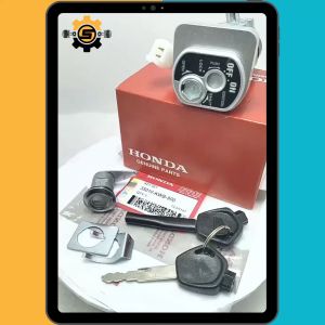 Keyset Original Honda KWB Kunci Kontak Absolute Revo Blade 110 Revo Abs Konci Motor 1 Set Key Set Asli Ori AHM