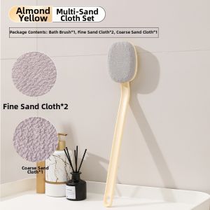 JIFANPAUL | Long Handle Back Scrubber Strong Exfoliating Shower Brush
