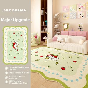 ZHIBAIJIA | Waterproof Easy Clean Cartoon Animal Children Carpet