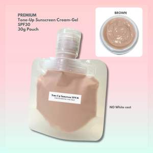 Tone-Up Sunscreen Cream-Gel spf30 (30grams) Brightening Facial Cream