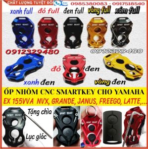 [YAMAHA] ỐP CHÌA KHÓA SMARTKEY ĐIỀU KHIỂN TỪ XA (MẪU V2) CHO DÒNG YAMAHA: Exciter 155VVA NVX GRANDE JANUS FREEGO LATTE ) MÓC CHÌA KHÓA CHÍNH HÃNG SPIRIT