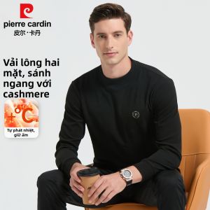 Pierre Cardin | Áo Thun Dài Tay Hai Mặt Terry Thu Đông