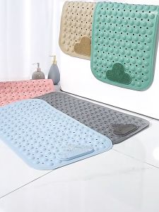 Dlight Anti Slip Bathroom Floor Mat with Suction Massage Bath Mat Shower Safety