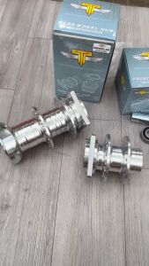 Cặp đùm Drag Exciter 150 WInner - raider - trọn bộ Full ống chỉ bạc đạn - Tep Racing V2