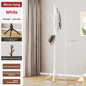 CHUJUN | Simple Storage Hanging Coat Rack Indoor Solid Wood Standing Coat Hanger