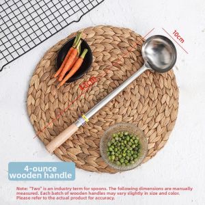 SHIYINBEIBI | Commercial Long-handled Thickened Wok Spoon