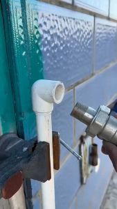 Double Heads Plumbing Water Pipe Threader PVC Pipe Threader Kit 1/2Inch 1 Inch Dies Pipe Threader