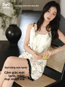 Bộ đồ ngủ MiiOW cho nữ vải lụa băng và polyester thoáng khí