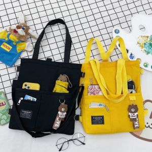 Niche Canvas Tote Bag: A Versatile Student Handbag for Tutoring Classes