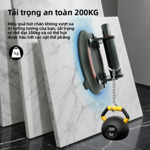 Đầu Hút Công Nghiệp Mới Năm 2025 Tải Trọng 200KG Đế Cao Su 8 Inch Và Tay Cầm Nhựa Dùng Cho Việc Xử Lý Kính Lớn