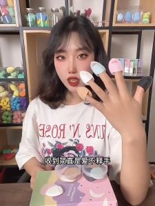 10Pcs Mini Finger Puffs Soft Makeup Sponges Dry Wet Use Detail Puff Concealer Foundation Sponge Makeup Beauty Tools