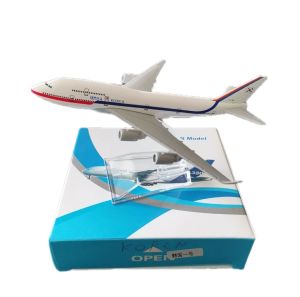 Korean Air Force One Boeing 747 Code One Diecast Airplane Model 6 Inches with Display Stand for Collection