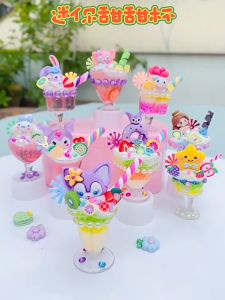 Jojotoy DIY Mainan Ice Cream Set Mainan Es Krim Cup Guka Set Mainan Anak Perempuan Hadiah Ulang Tahun Anak