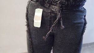 Celana Jegging Jeans Stretch Panjang Super Jumbo Wanita Terbaru Pinggang Karet
