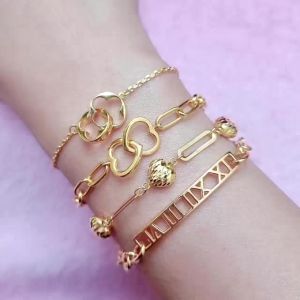 JIN JING RANTAI TANGAN EMAS 916 TULEN 5.49g/5.76g/8.61g/9.65g