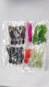 Weihe FISHING | Mồi Câu Mực WEIHE 1 Cái/5 Cái Với Móc Câu Bạch Tuộc Kép Dành Cho Mồi Mềm Câu Cá Biển Sông Hồ
