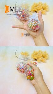 12/24Pcs Party Gift Anti Stress Squishy Mesh Ball four Colors/6cm for Party Gift-Loot Bag
