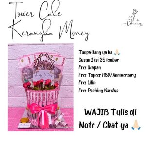 Tower Cake | Snack Cake | Money Cake | Cake Uang Tarik | Hadiah Surabaya