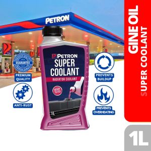Petron Super Coolant 1L - Pink & Green | Prevents Rust Overheating Long-Lasting Radiator Protection