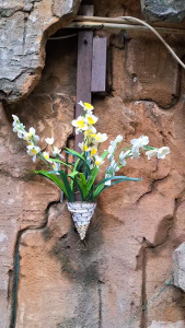 MH - Bunga Bakung 3 Tangkai Palsu Tanaman Hias Artificial Untuk Dekorasi