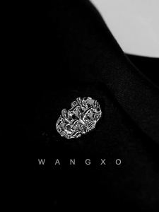WANGXO | Bộ Quần Tây Kéo Dập Ly và Áo Vest Chất Liệu Lụa Mát Mẻ