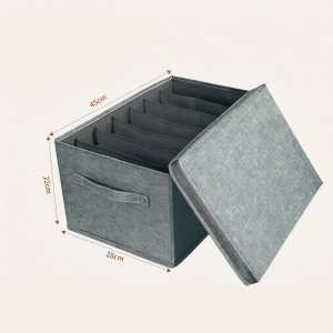 Clothing Organizer Storage Box Fabric Space Saving Foldable