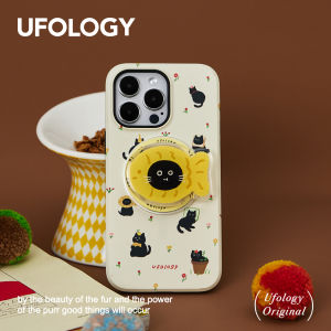 Ufology Original Magnetic Phone Case for iPhone 17 pro Max 15 pro Apple 14 Cat Full Cover 12 Two-In-One Film 16 pro Max Stand Card Holder New Advanced Autumn Winter