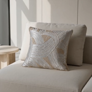 Capella Cushion Silver - 45cm x 45cm