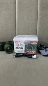 Luby L-2922 Senter Kepala LED Rechargeable Zoom dengan Daya Tahan 12 Jam dan USB Port