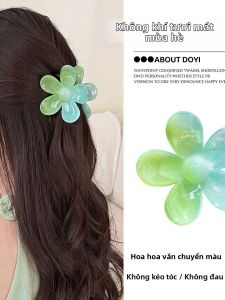 Phụ Kiện Tóc Kẹp Bên Hoa Nấc Thang Mềm Mại