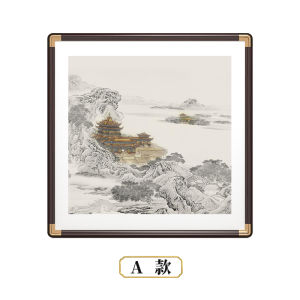 Modern Luxury New Chinese Style Landscape Painting Wall Art Decor Entrance Hall Dining Room Living Room High End Hanging Picture