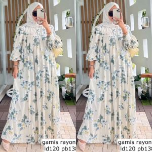 Gamis Sakura Rayon Diamond Ld 115cm
