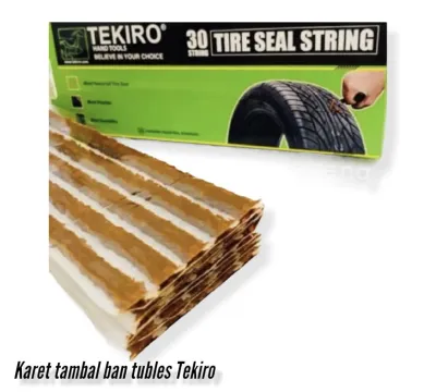 Karet tambal ban tubles isi 5pcs Tekiro - cacing lem ban tubles