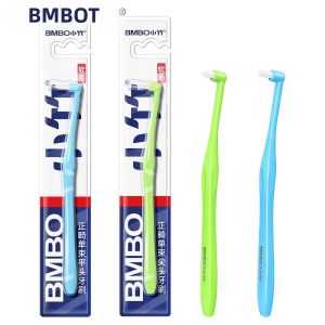 Bàn Chải Kẽ Răng Hình Chữ L BMBO Dành Cho Người Đeo Niềng Răng Tăm Nha Khoa Nhẹ Nhàng Làm Sạch Khe Răng Chật Hẹp Gói 2/4 Chiếc Chăm Sóc Răng Miệng Gia Đình