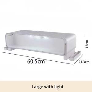 Blind Box Storage Box with Light Elevated Office Desktop Storage Rack Monitor Computer Display Shelf