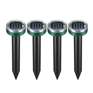 【New Arrival】 4pcs Small Animals Repellent Deterrent Effective Solar Snake Mouse Garden Repeller Frighten Snake Mouse 400-1000Hz Pest Control Supplies