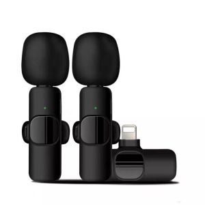 Micro thu âm không dây K9 mic đôi cho điện thoại