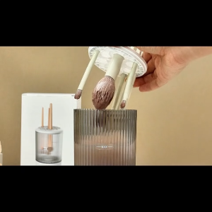 MeeGoo 3 IN 1 Makeup Brush Cleaner Portable Automatic Quick Dry Cosmetic Brush Cleaning Tools