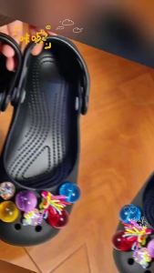 New 1Set Random Style Cartoon Flower Candy Shoe Decorations Cute Shoe Charms Clog Accessories