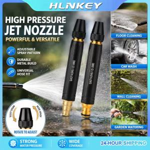 HLINKEY Multifunctional Garden Watering Hose Nozzle Adjustable Direct Spray G-un for Car Wash Flower Grass Sprinkling Yard Cleaning