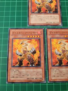YUGIOH Japanese FOTB-JP013 DE01-JP123 火山重錘 Volcanic Hammerer (N) NEAR MINT 97%