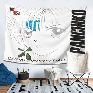 VIKAMA Panchiko Deathmetal Tapestry Indie Music Wall Hanging for Bedroom Living Room Dorm Aesthetic Home Decor