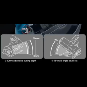 MAKITA 7 inch Cordless Circular Saw 0-45° Adjustable 185MM Mesin Potong Kayu Wood Cutting Machine