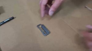 สแตนเลส Keyfob 9 ใน 1 มินิ EDC เครื่องมือ Keyfob กลางแจ้งมัลติฟังก์ชั่ Keyfob มีด